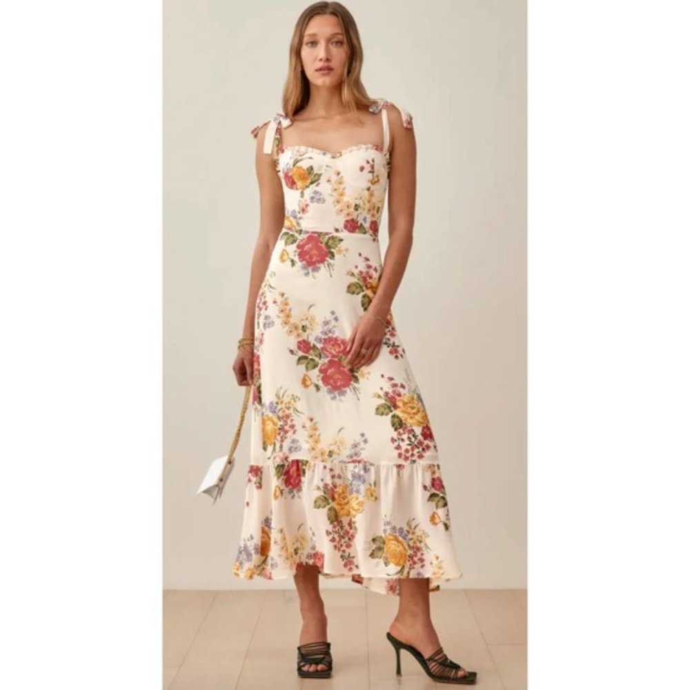 Reformation Nikita Dress Bouquet Size 6 NWT